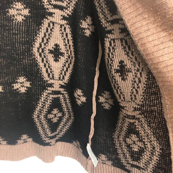 Creazioni Effeci Tribal Print Open Front Cardigan Size S - Picture 8 of 14